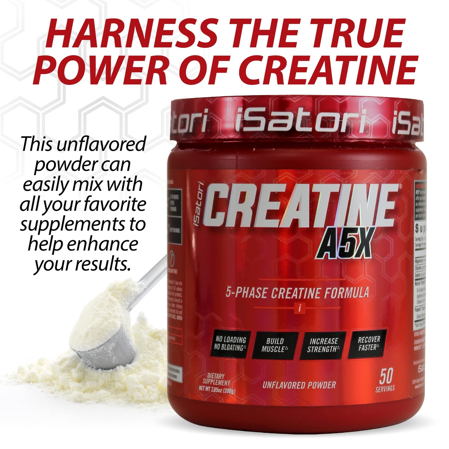iSatori Creatine A5X – 5-Phase Creatine for Muscle Growth & Recovery