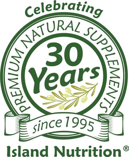Island Nutrition Olive Leaf Extract Capsules – 25% Oleuropein, 40% Polyphenols, 20% Hydroxytyrosol Complex – 90 Capsules, Spain-Grown