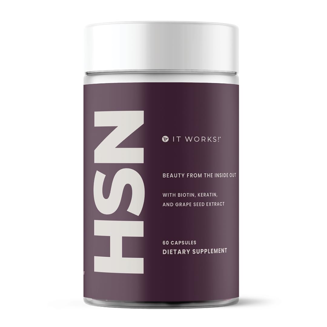 It Works! HSN Beautifying Supplement with Keratin & Biotin – Hair, Skin & Nails – 60 Capsules