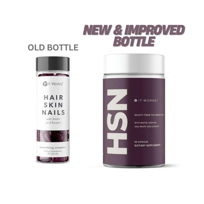 It Works! HSN Beautifying Supplement with Keratin & Biotin – Hair, Skin & Nails – 60 Capsules