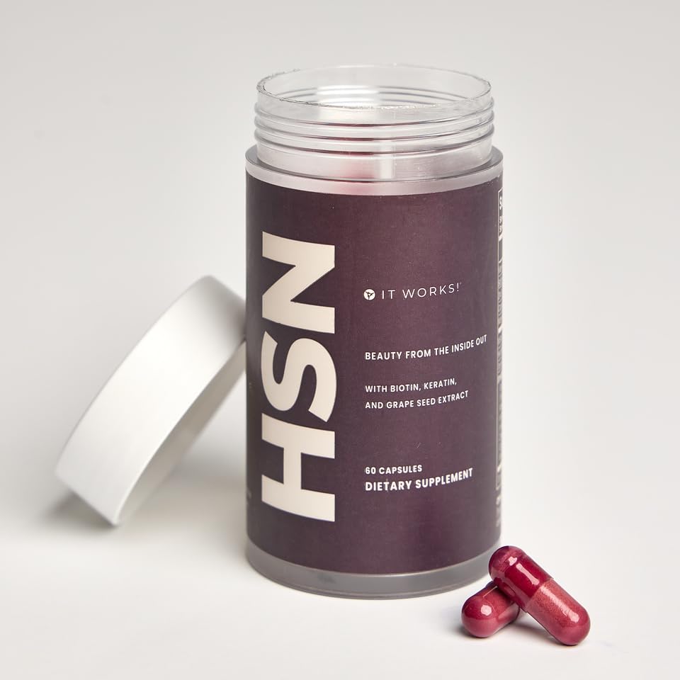 It Works! HSN Beautifying Supplement with Keratin & Biotin – Hair, Skin & Nails – 60 Capsules