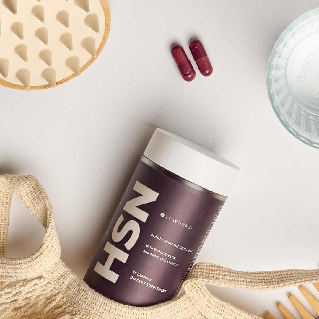 It Works! HSN Beautifying Supplement with Keratin & Biotin – Hair, Skin & Nails – 60 Capsules