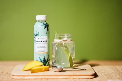 It Works! Simply Aloe Mango – 15.2oz Aloe Vera Juice for Digestion
