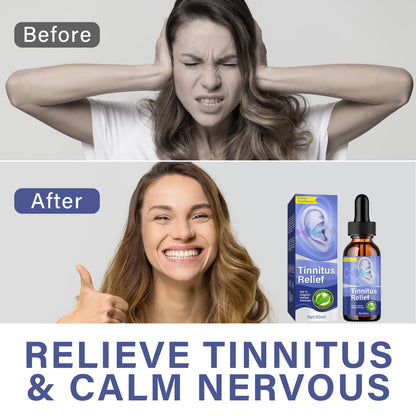 ITECFREELY Tinnitus Relief Drops – Natural Ear Ringing Relief for Men & Women (2 Fl Oz)