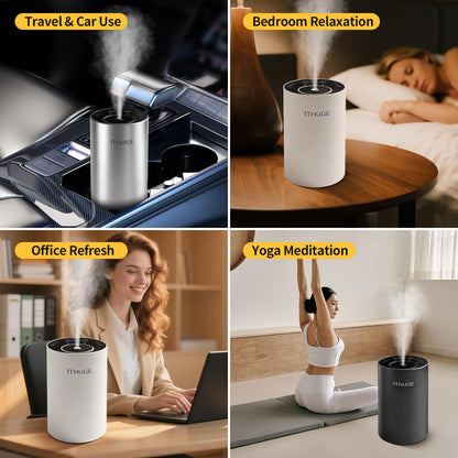 ITHUGE Waterless Diffuser E200W - Portable Battery-Powered Oil Diffuser