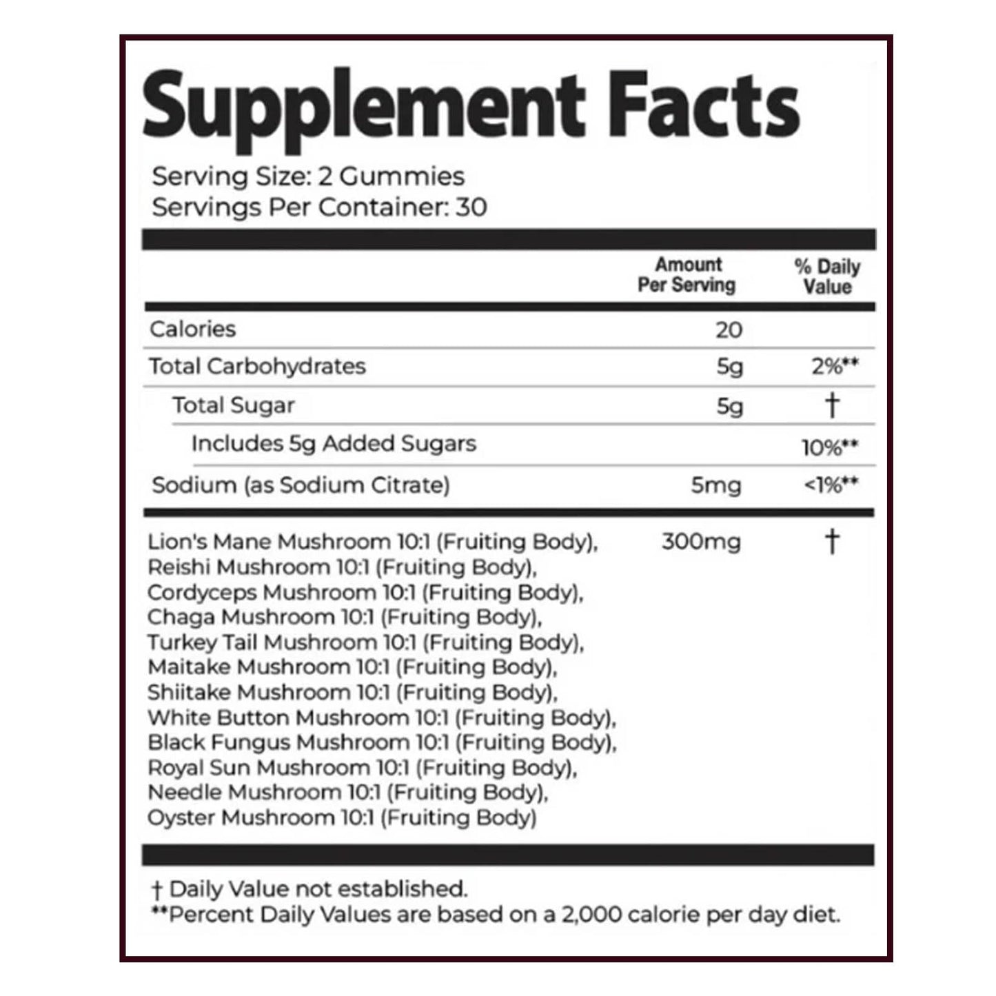 ixarco Mushroom Gummies – Immune Support & Energy, Vegan, 60 Gummies