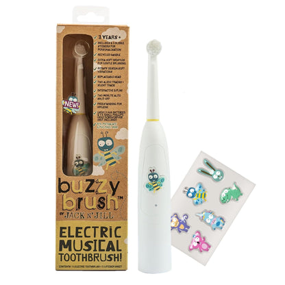 Jack N' Jill Buzzy Brush – Electric Musical Toothbrush for Kids 3+