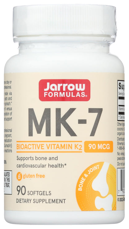 Jarrow Formulas MK-7 90 mcg – Vitamin K2 (MK-7), 90 Softgels
