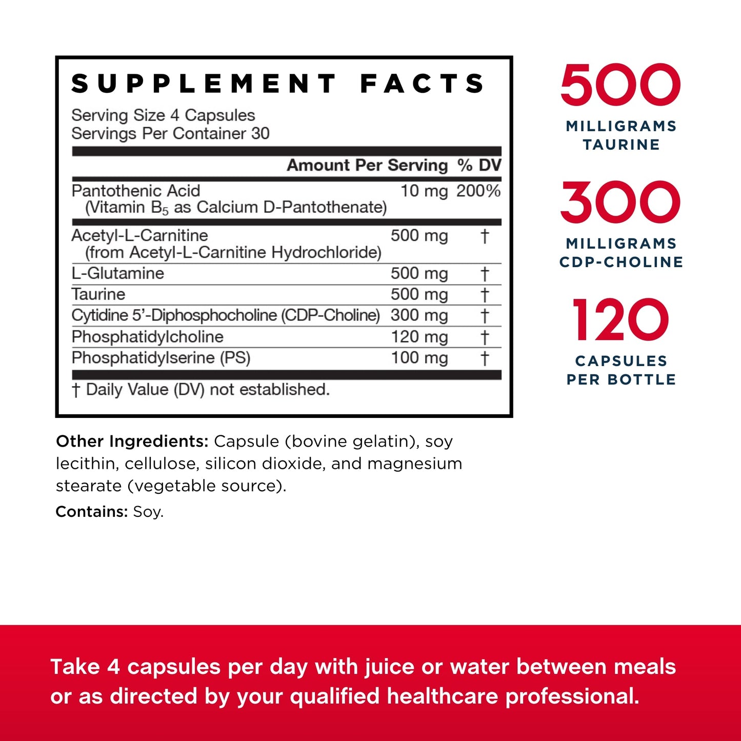 Jarrow Formulas Neuro Optimizer – 2-Pack, 120 Capsules | Brain Health
