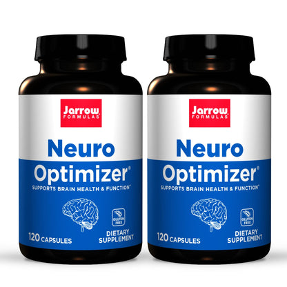 Jarrow Formulas Neuro Optimizer – 2-Pack, 120 Capsules | Brain Health