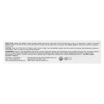 Jason Simply Coconut Whitening Toothpaste - Coconut Cream (4.2 oz)