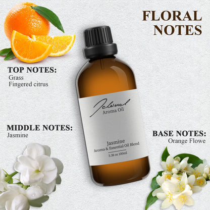 JCLOUD Jasmine Essential Oil for Scent Air Machine | Hotel-Grade Diffuser Oil, 100mL