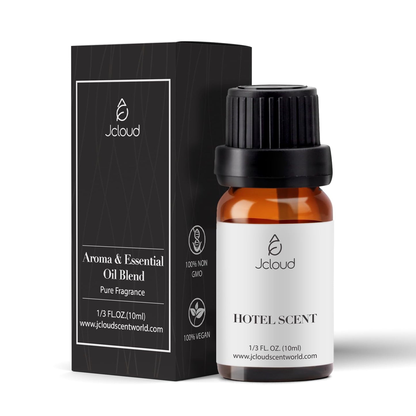JCLOUD Modern Glamour Essential Oil – W Hotel Inspired Rose & Cedarwood Diffuser Oil, 10mL