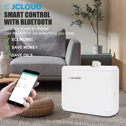 JCLOUD Smart Scent Air Machine for Home & Hotel – Cold Air Technology Diffuser 850ML (Covers Up To 4500 sq ft)