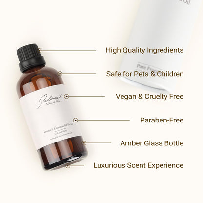JCLOUD Sparkle Hotel Diffuser Oil | Luxury Natural Essential Oils for Home & Waterless Diffusers – 3.38 Fl Oz