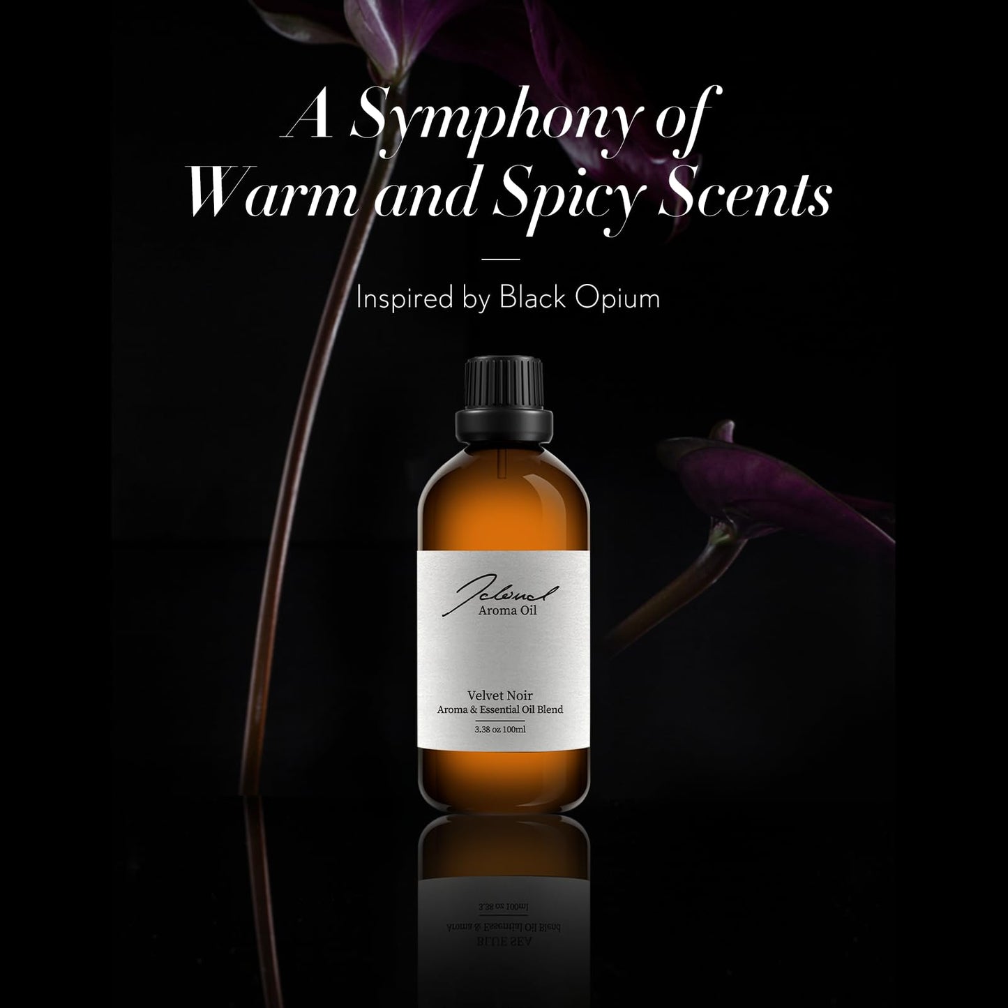 JCLOUD Velvet Noir Essential Oil for Scent Air Machine | Luxury Diffuser Oil 100mL