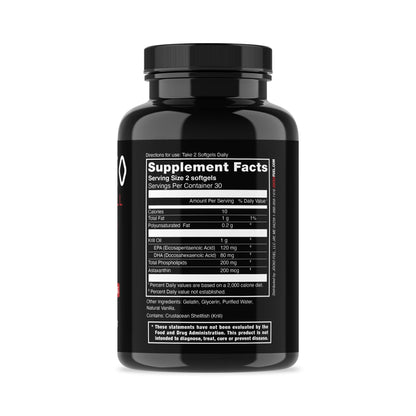Jocko Fuel Antarctic Krill Oil 1000mg Softgels – Omega-3 DHA & EPA