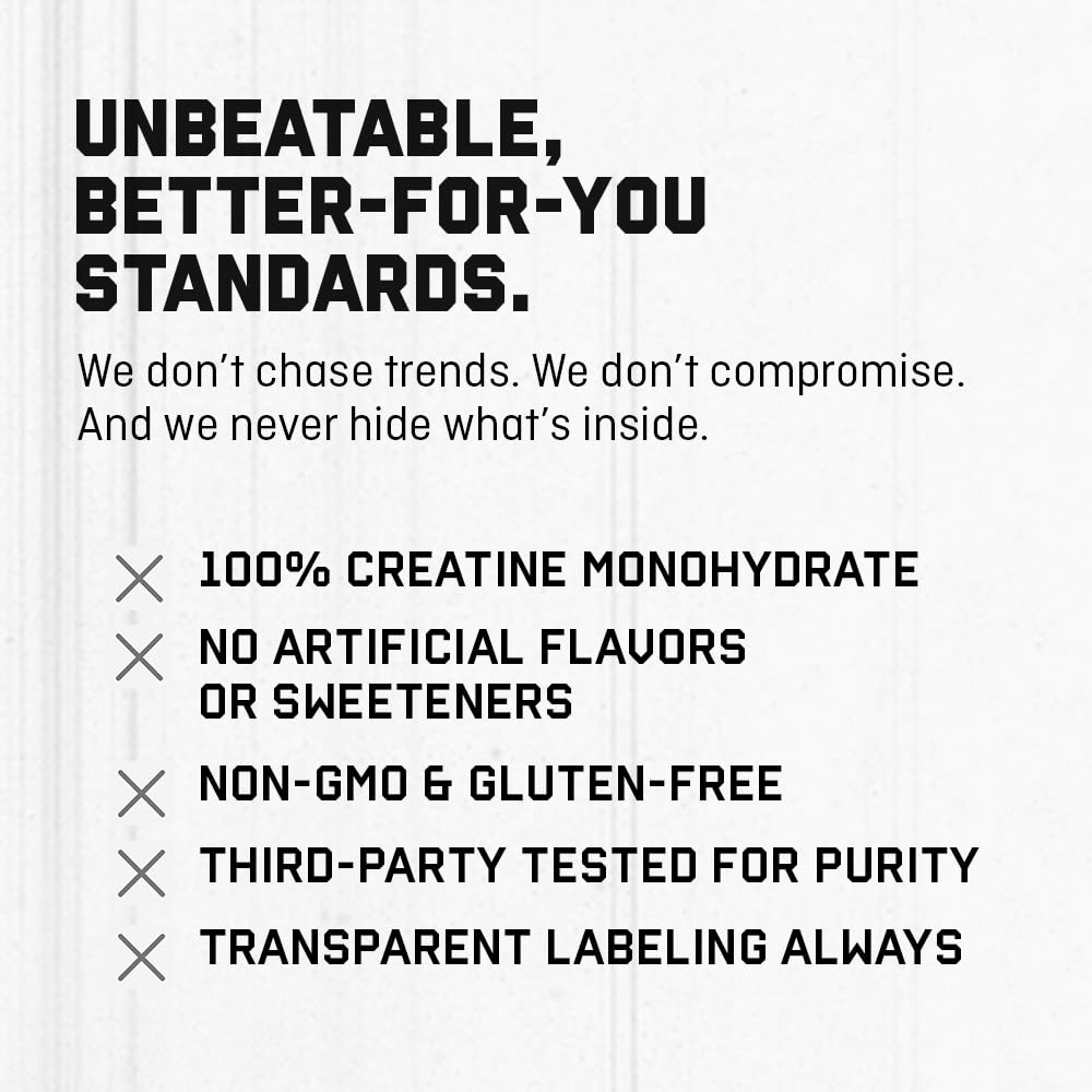 Jocko Fuel Creatine Stick Packs – Travel-Size Creatine Monohydrate, 30 Servings, Unflavored