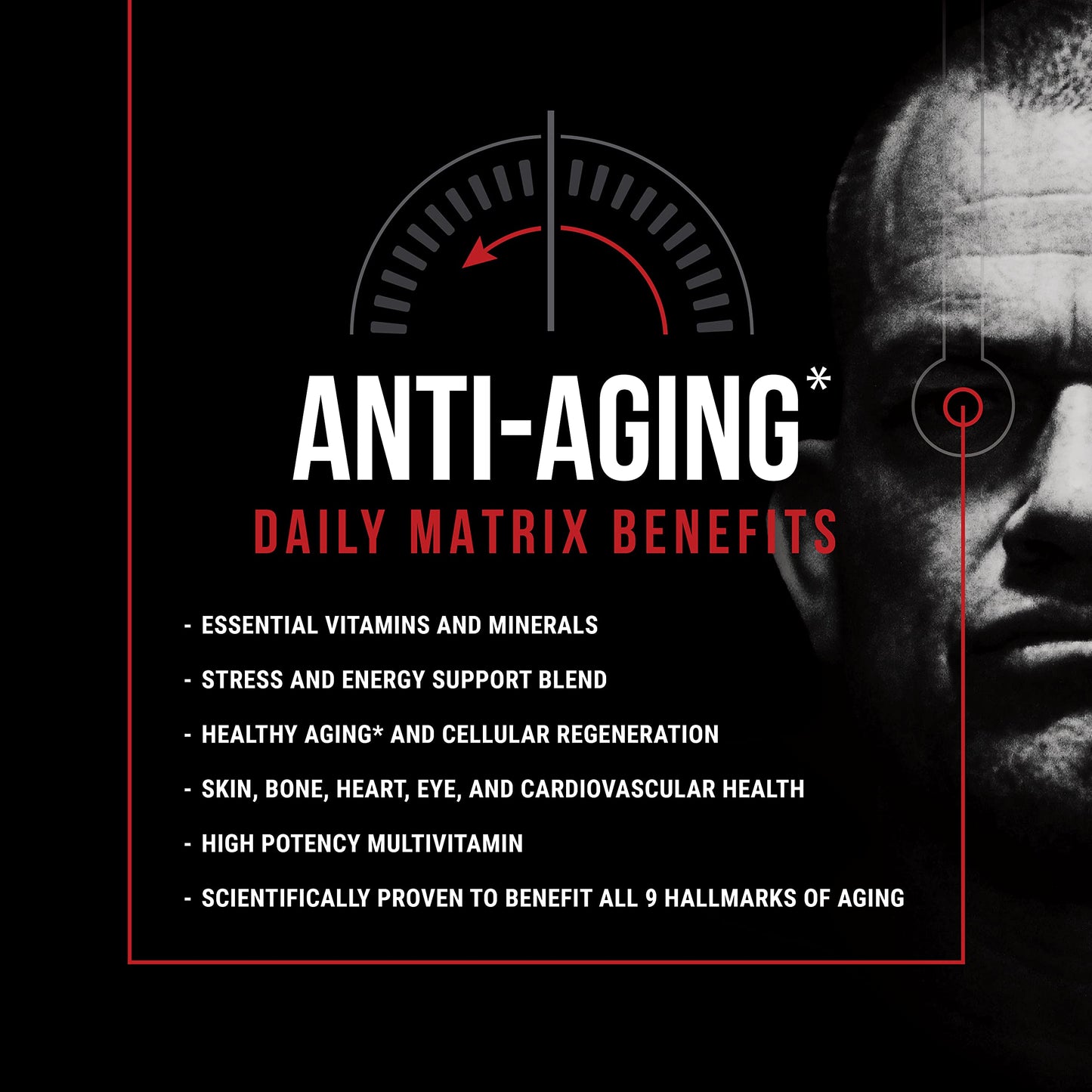 Jocko Fuel TIME WAR Multivitamin – NAD Support for Healthy Aging & Energy