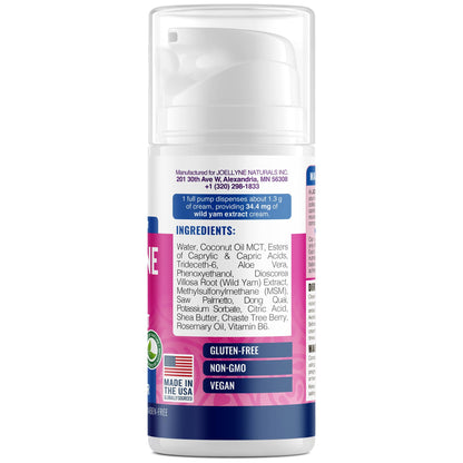 Joellyne Naturals Wild Yam & Dong Quai Cream 3000 mg – 3.4 oz