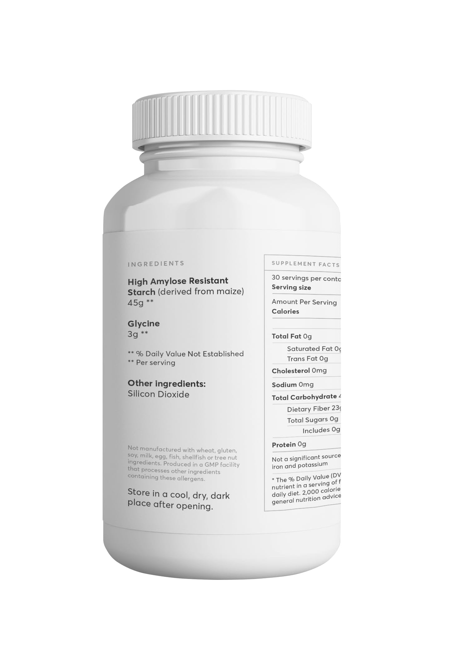 Jo’s Resistant Starch Powder – Premium Maize-Derived, Banana-Free (3LB) | Gut Health & Energy