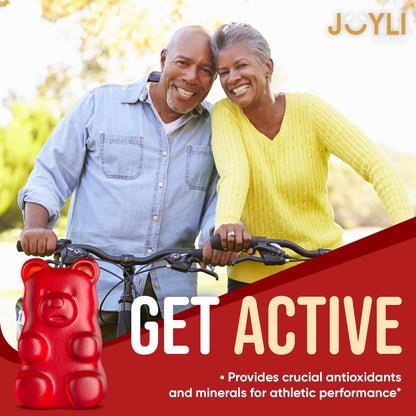 JOYLI Quercetin Gummies 500MG with Bromelain, Zinc, Vitamin C & D3 – Immune Support