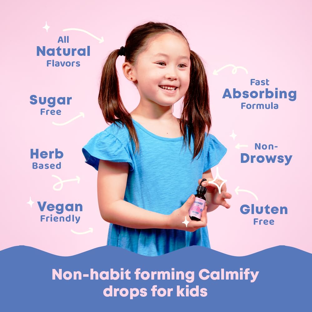 JoySpring Calmify: Liquid Magnesium for Kids - Chamomile & L-Theanine