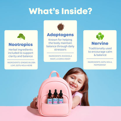 JoySpring Genius Drops Smartberry Vanilla – Kids Focus Liquid 1 fl oz