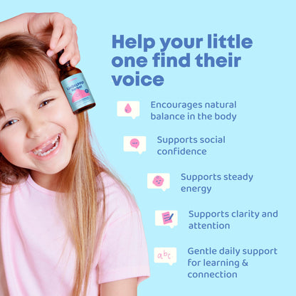 JoySpring Lions Mane for Kids | Speech Delay Supplement for Kids & Toddlers | Lion’s Mane Mushroom, Gotu Kola & Ashwagandha for Speech Therapy & Cognitive Support – Easy-Take Liquid | LingoLeap Herbal