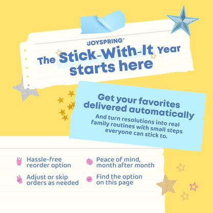 JoySpring Mood Magic for Kids – Natural Mood Support Pixie Sticks with Saffron, Magnesium & Vitamin D3 | Sugar-Free