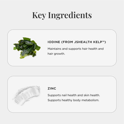 JSHealth Vitamins Hair & Energy Formula – Hair & Scalp Support (30 Capsules)