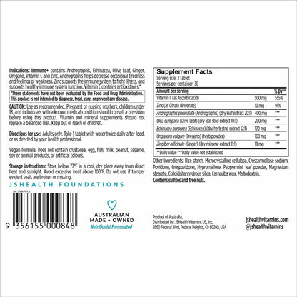 JSHealth Gut Health & Immunity Probiotics – Digestive & Immune Support (30)