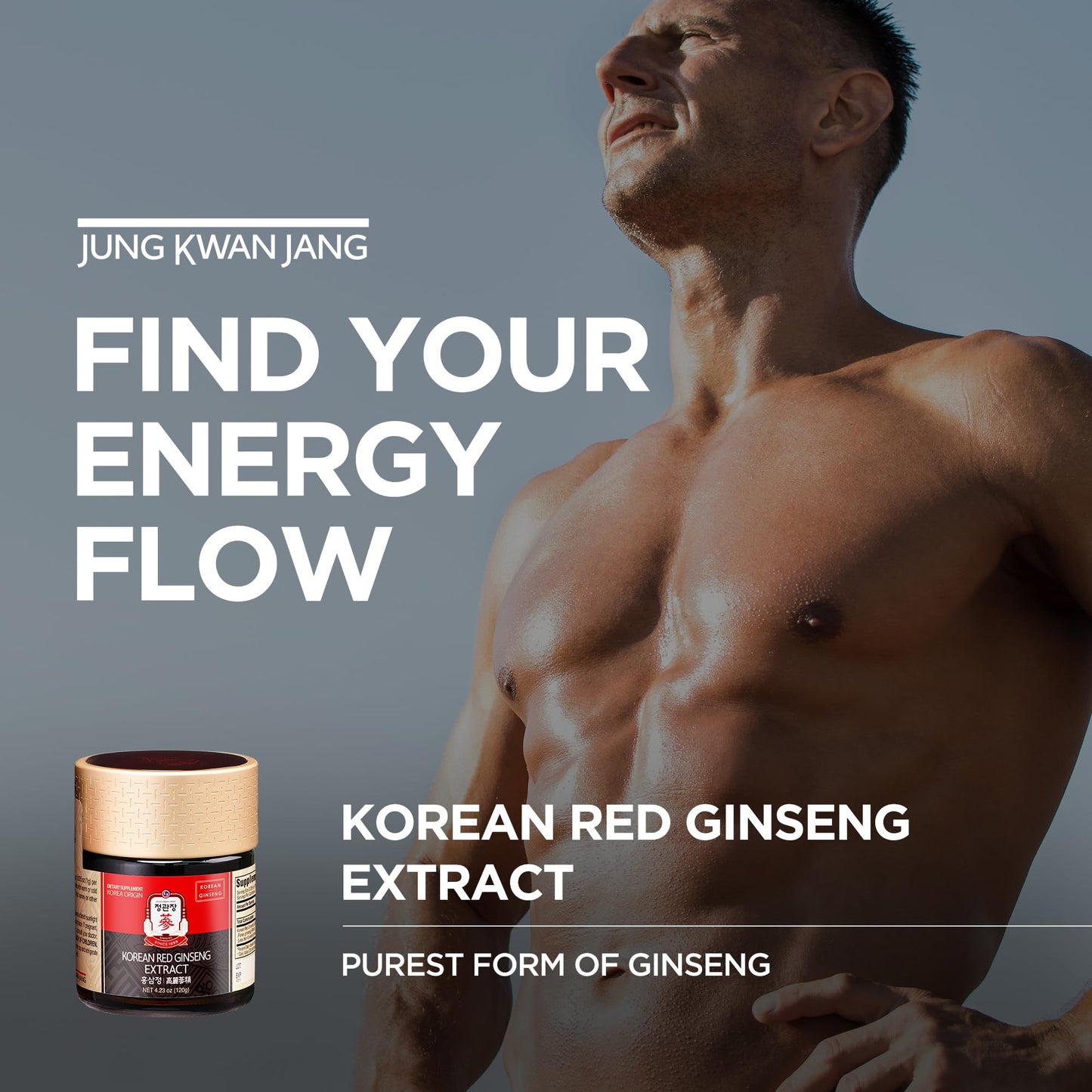 JUNG KWAN JANG Korean Red Panax Ginseng Concentrated Extract 50g | Immune Support & Focus
