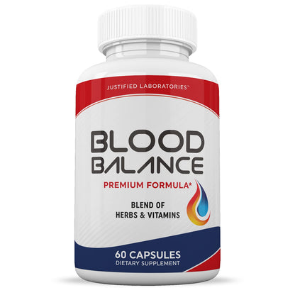 Justified Laboratories 2 Pack Blood Balance Advanced Formula 620MG - 120 Capsules