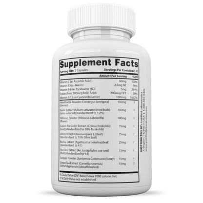 Justified Laboratories 2 Pack Blood Balance Advanced Formula 620MG - 120 Capsules