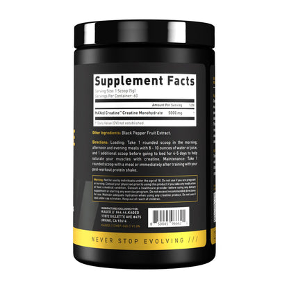 Kaged Creatine Monohydrate Elite Powder - Unflavored | MAXCatalyst for Absorption | 60 Servings