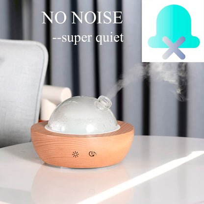 Kakoda Glass Essential Oil Diffuser | Wood Base + Bluetooth Speaker (2025)