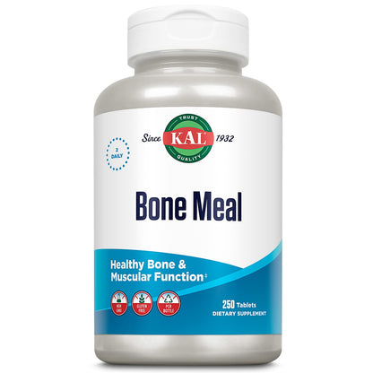 KAL Bone Meal Tablets – Calcium, Magnesium, Vitamin D3 & K | Bone Health Support