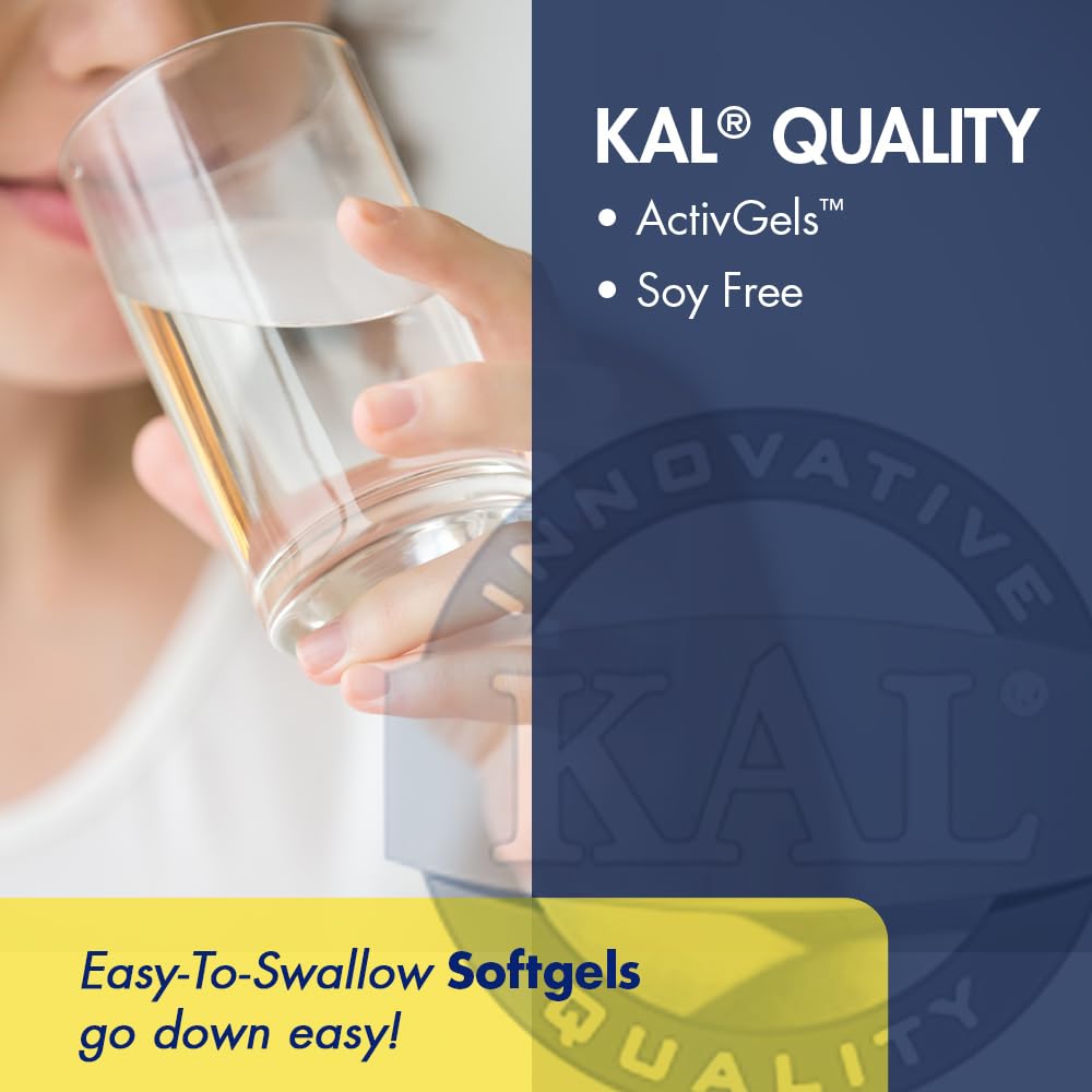 KAL Calcium Plus Tablets 1000 mg - 200 Count | Vegetarian