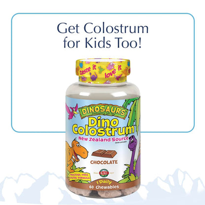 KAL Colostrum Lactoferrin with 20% Immunoglobulins | Immune Support | 30 Servings | 60 Caps