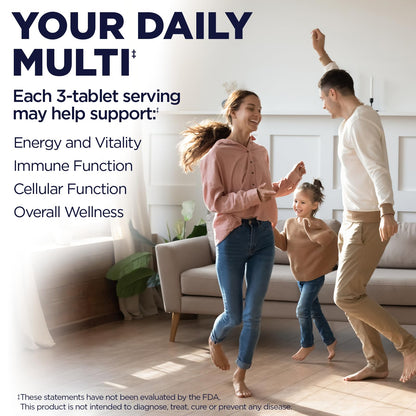 KAL® Enhanced Energy Multivitamin – Whole-Food Based Vitamins & Minerals with Antioxidants, Digestive Enzymes & Natural Carotenoids | 180 Capsules
