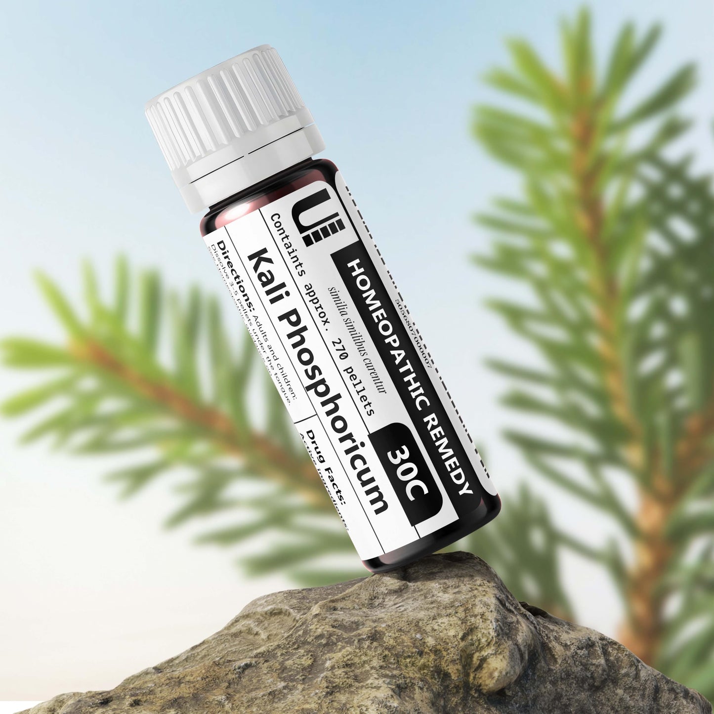 Kali Phosphoricum 30C Homeopathic Remedy, 270 Pellets | Lactose-Free, No Artificial Additives