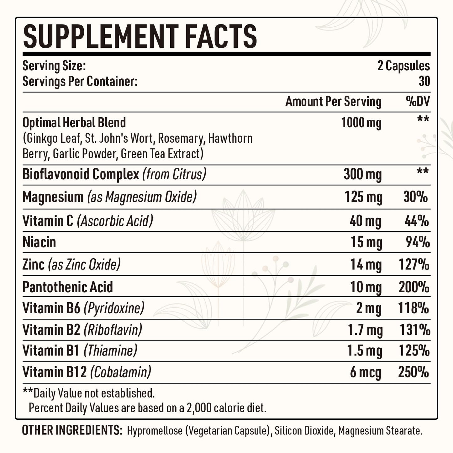 Kanacoufce 1500MG Tinnitus – Ringing Ears Supplement, 120 Capsules