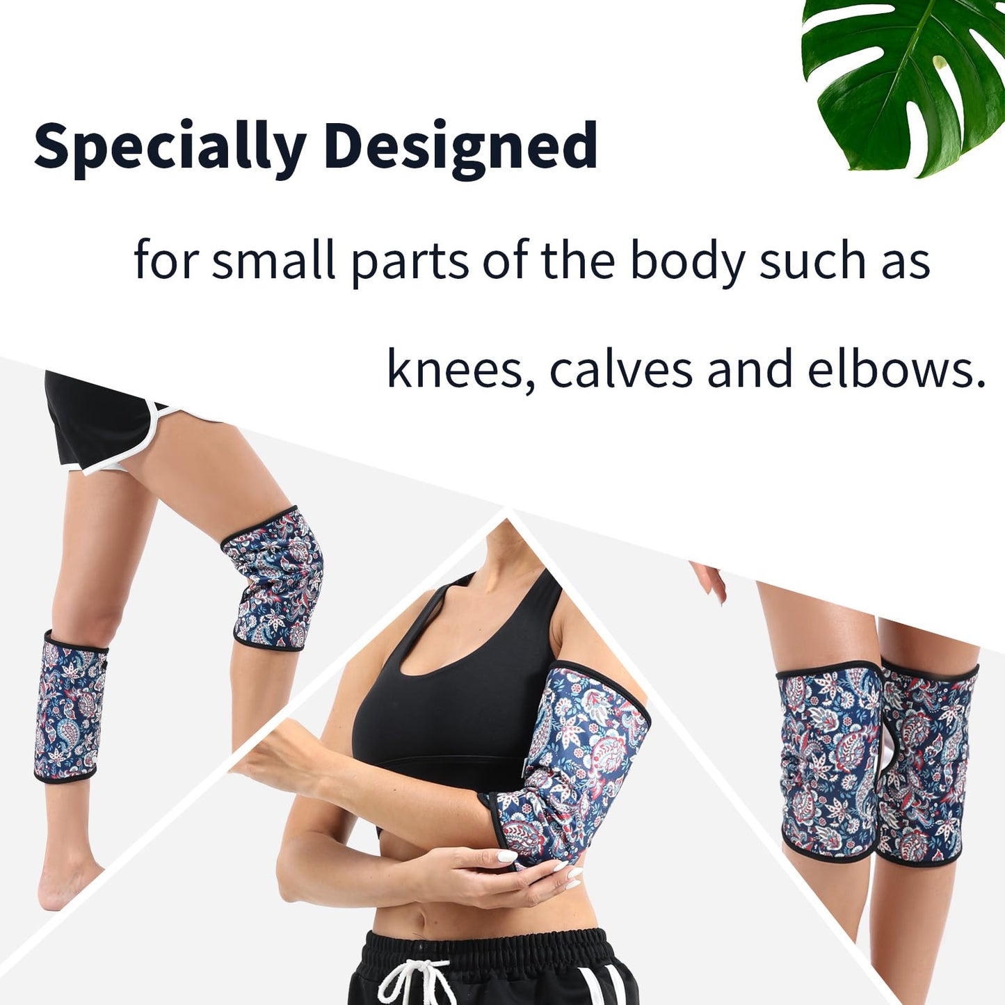 KANAV 8-Piece Castor Oil Pack Wrap Set – 100% Organic Cotton, Reusable