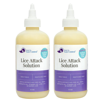 Kapow 8oz Head Lice Shampoo - Non-Toxic, Pesticide-Free, Safe for All Ages