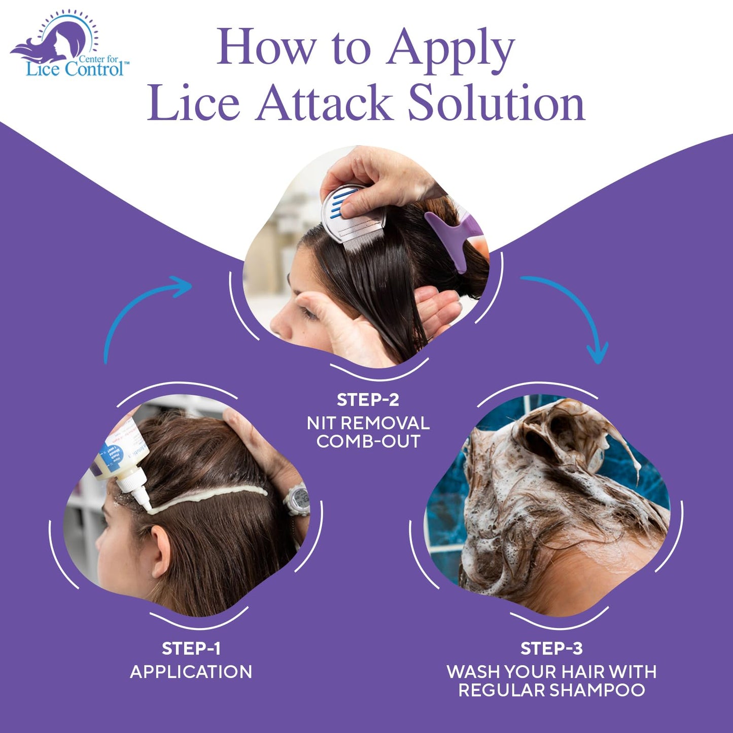 Kapow 8oz Head Lice Shampoo – Non-Toxic, Pesticide-Free Treatment for Lice & Eggs | Safe for Sensitive Scalps & Family Use