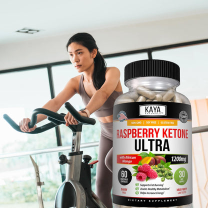Kaya Naturals Keto Raspberry Ketone – Weight Loss & Appetite Control (60 Count, Pack of 2)