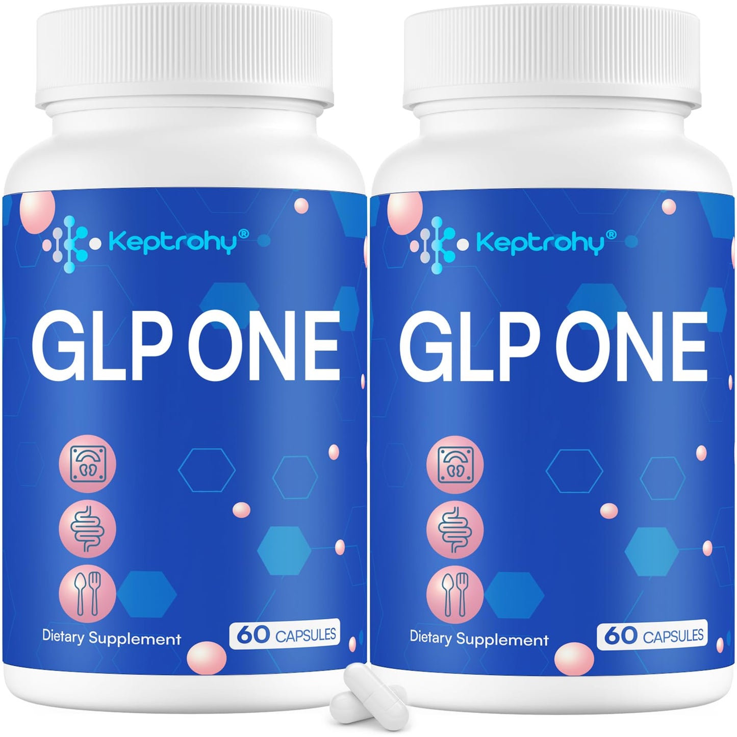 Keptrohy GLP ONE Supplement - 16-in-1 for Women & Men, 120 Capsules