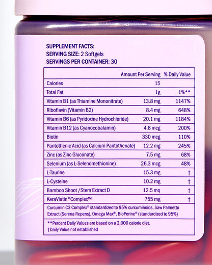 Keranique Hair & Scalp Supplements – Nourish, Strengthen & Support Fuller-Looking Hair
