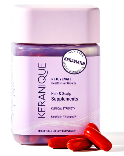 Keranique Hair & Scalp Supplements – Nourish, Strengthen & Support Fuller-Looking Hair